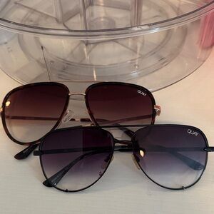 Quay Australia Sunglasses Duo - Black and Brown